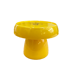Boleira Cogumelo Média Prato Doces Só Boleiras Amarelo Gema