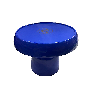 Boleira Cogumelo Grande Prato Doces Só Boleiras Azul Bic