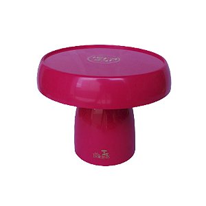 Boleira Cogumelo Grande Prato Doces Só Boleiras Pink