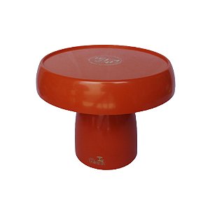 Boleira Cogumelo Grande Prato Doces Só Boleiras Laranja