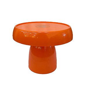 Boleira Cogumelo Grande Prato Doces Só Boleiras Laranja