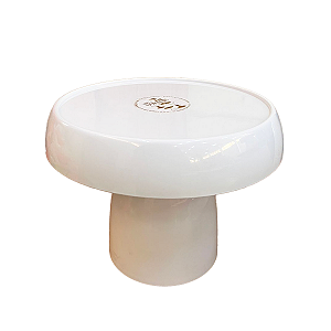 Boleira Cogumelo Grande Prato Doces Só Boleiras Branco