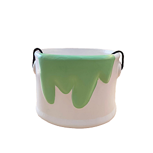 VASO BALDE DE TINTA ALCA CORDA VERDE CANDY