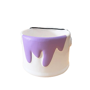 VASO BALDE DE TINTA ALCA CORDA LILAS