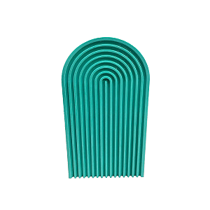 Vaso Arco Decorativo Festa 2 Em 1 Só Boleiras Turquesa