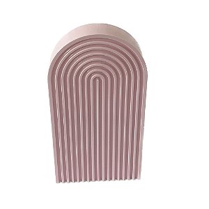 Vaso Arco Decorativo Festa 2 Em 1 Só Boleiras Rosa Bebê