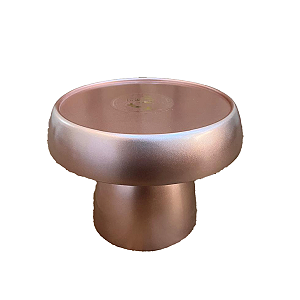 Boleira Cogumelo Média Prato Doces Só Boleiras Rose Gold