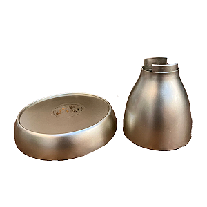 Boleira Cogumelo Média Prato Doces Só Boleiras Dourado