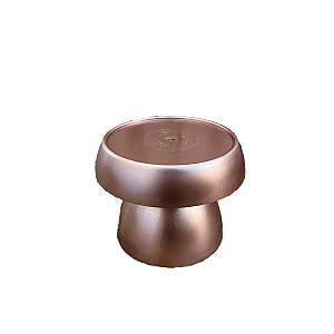 Boleira Cogumelo Pequena Prato Doces Só Boleiras Rose Gold
