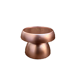 Boleira Cogumelo Pequena Prato Doces Só Boleiras Rose Gold