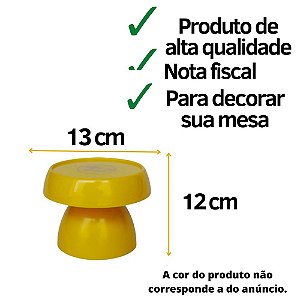 Boleira Cogumelo Pequena Prata Doces Só Boleiras Prato
