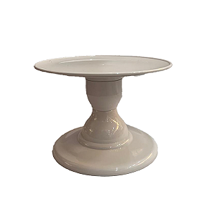 Prato Mosaico Pé Simples Só Boleiras 14,5x22 Off White