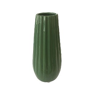 VASO CERAMICA LONDRES VERDE MUSGO