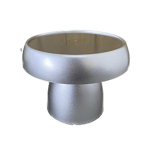 BOLEIRA COGUMELO GRANDE PRATA