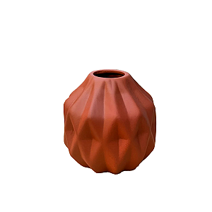 Mini Vaso Geometrico Terracota Fosco