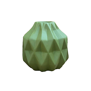 Mini Vaso Geometrico Verde Menta Fosco