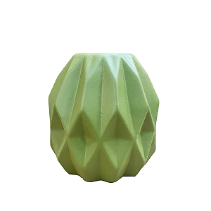 Vaso Geometrico Peq Verde Menta Fosco