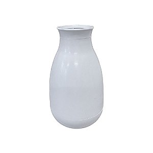 VASO COGUMELO GRANDE BRANCO