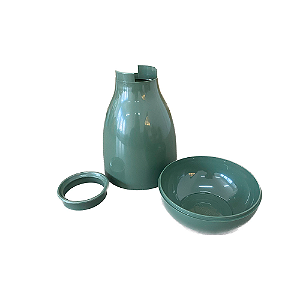 VASO COGUMELO GRANDE VERDE MUSGO