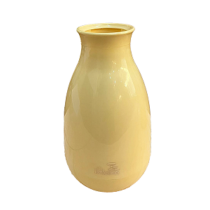 Vaso Cogumelo Grande Só Boleiras Decorativo Amarelo Butter