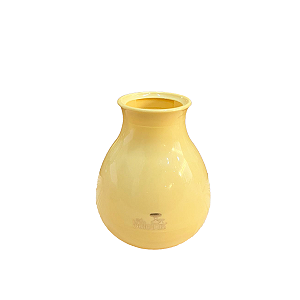 Vaso Cogumelo Pequeno Só Boleiras Decorativo Festa Amarelo Butter