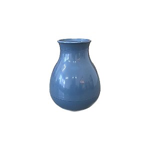 VASO COGUMELO PEQUENO AZUL GRIS