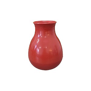 VASO COGUMELO PEQUENO VERMELHO