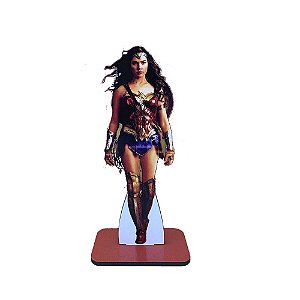 Display Adesivo Decorativo Super Herói Mulher Maravilha Mdf