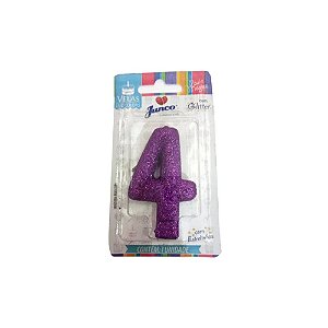 VELA GLITTER LILAS 4