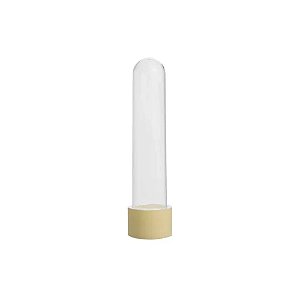 Tubete Decoração Balinhas Amarelo BB 12CM Plástico 10Uni