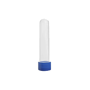 Tubete Decoração Balinhas Azul Escuro 12CM Plástico 10Uni
