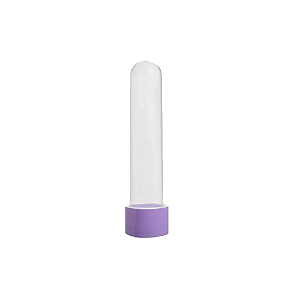Tubete Decoração Balinhas Lilás 12CM Plástico 10Uni
