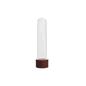 Tubete Decoração Balinhas Marrom 12CM Plástico 10Uni
