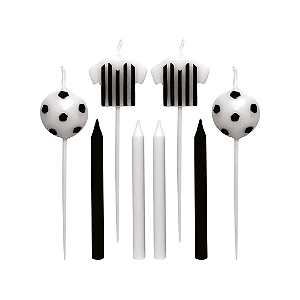 VELA DE FUTEBOL SILVER LISTRADA