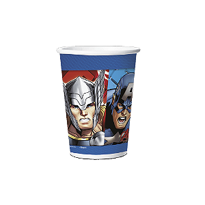 Copo De Papel Super Herois Festa Aniversário 180ml 8 unidades