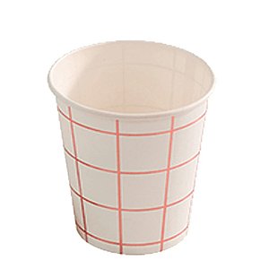 Copo De Papel Grid Rose Gold Festas 270ml 10 unidades