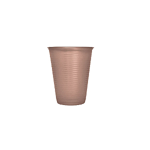 Copo Descartável Plástico Rose Gold 200ml 50uni Festas