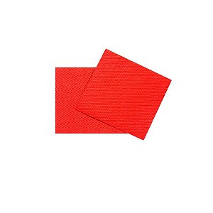 Guardanapo Liso Vermelho Papel Folha Dupla 50fls 19,5cmx21,5cm