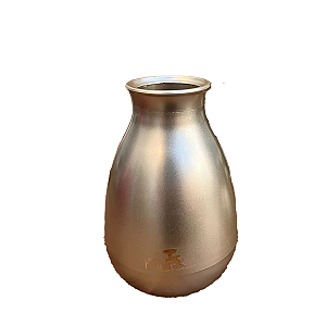 Vaso Cogumelo Médio Só Boleiras Decorativo Festa Dourado