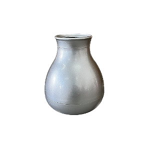 Vaso Cogumelo Pequeno Só Boleiras Decorativo Festa Prata