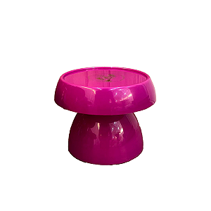 Boleira Cogumelo Pequena Prato De Doces Só Boleiras Fucsia