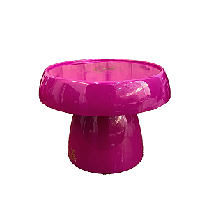 Boleira Cogumelo Média Prato De Doces Só Boleiras Fucsia