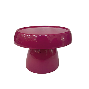 Boleira Cogumelo Média Prato De Doces Só Boleiras Fucsia