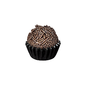 Forminha Docinhos Brigadeiro Simples Tam 5 Papel 100u Preta