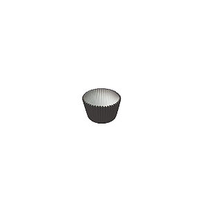 Forminha Docinhos Brigadeiro Simples Tam 6 100u Preta