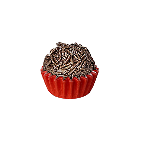 Forminha Docinhos Brigadeiro Simples  Tam 4 100u Vermelho
