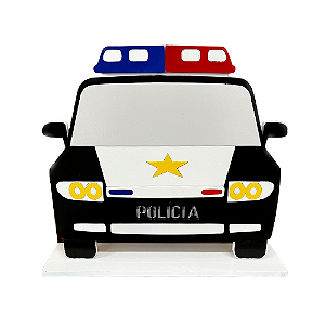 Display Mdf Decorativo Frente Carro De Polícia Festa