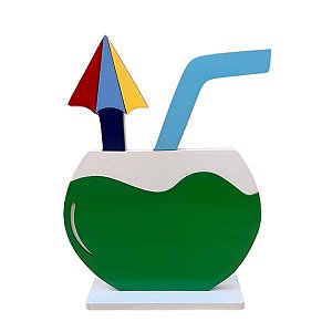 Display Mdf Decorativo Coco Drink De Praia Festa Totem Placa