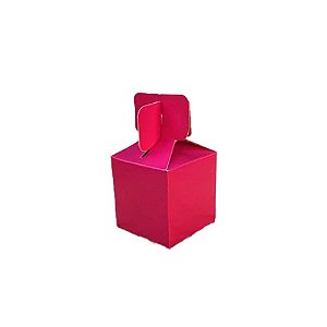 Caixa Lembrancinha Decoração Desmontada Papel Pink 8un
