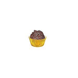 Forminha Papel Laminado Docinhos Ouro Tam 6 100unid